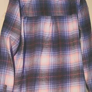 COPY - American eagle xl pink and gray flannel super soft